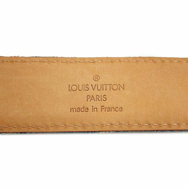 ルイヴィトン べルト モノグラム・デニム サンチュール ベルト サイズ90 M6921U LOUIS VUITTON