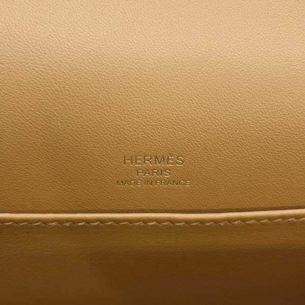 エルメス ショルダーバッグ ゲタ ビスキュイ/ゴールド金具 シェブルミゾル U刻印 HERMES シェーブル