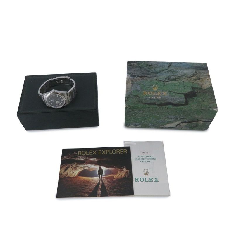 ロレックス エクスプローラー1 A番 14270 ROLEX 腕時計 黒文字盤