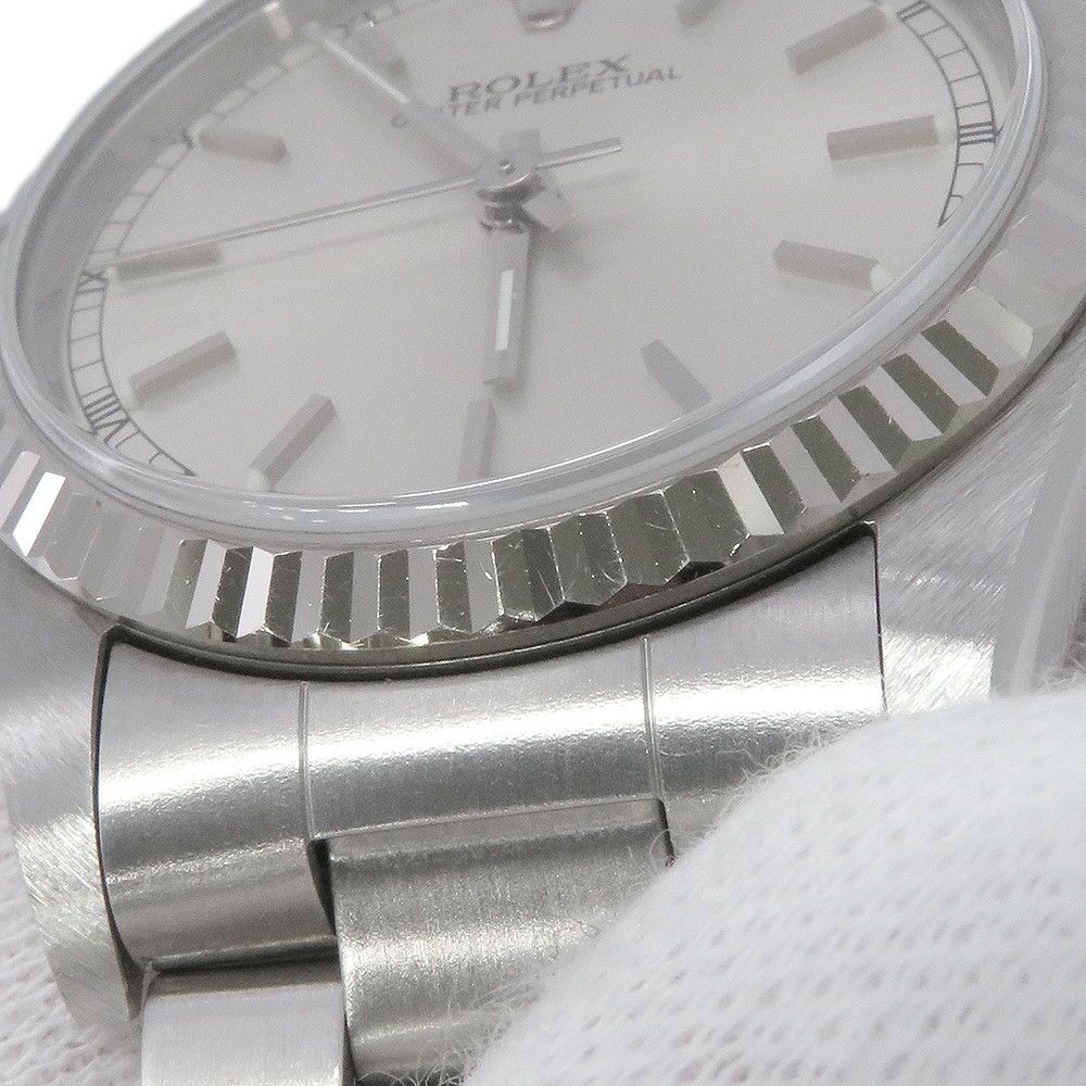 ロレックス オイスターパーペチュアル K番 ROLEX 腕時計 シルバー文字盤