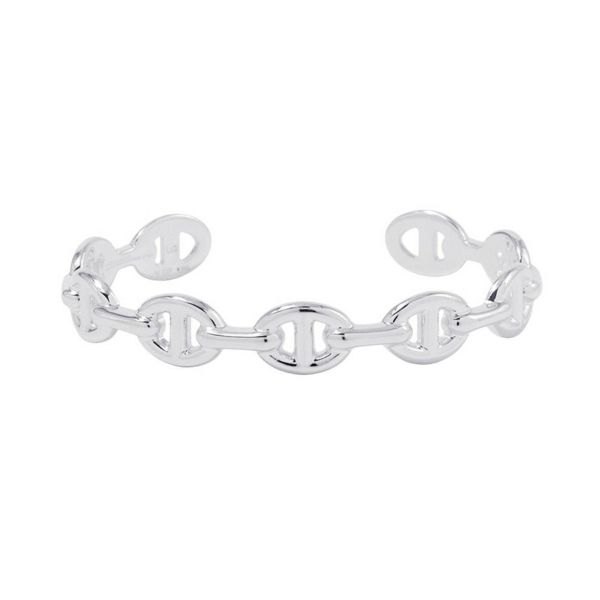 エルメス ブレスレット シェーヌダンクル アンシェネ バングル SV925シルバー サイズLG HERMES バングル