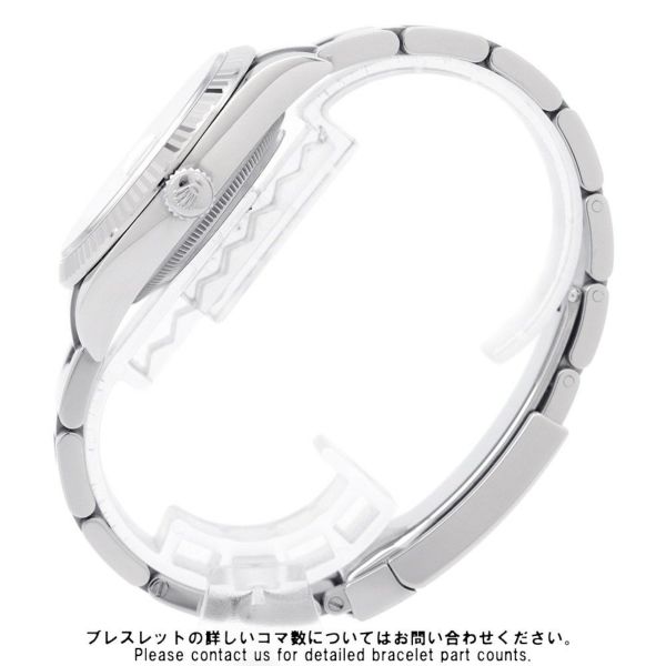 ロレックス デイトジャスト36 SS/K18WG ランダムシリアル ルーレット 126234 ROLEX 腕時計 ホワイト文字盤 ローマン