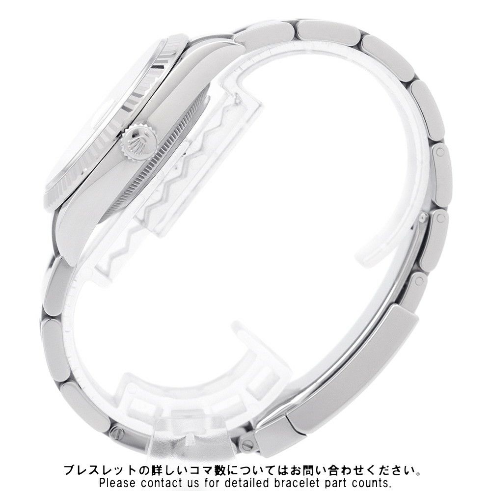 ロレックス デイトジャスト36 SS/K18WG ランダムシリアル ルーレット 126234 ROLEX 腕時計 ホワイト文字盤 ローマン