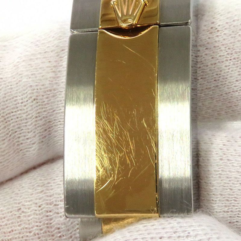 ロレックス エクスプローラーI SS/K18YG ランダムシリアル ルーレット 124273 ROLEX 腕時計 黒文字盤