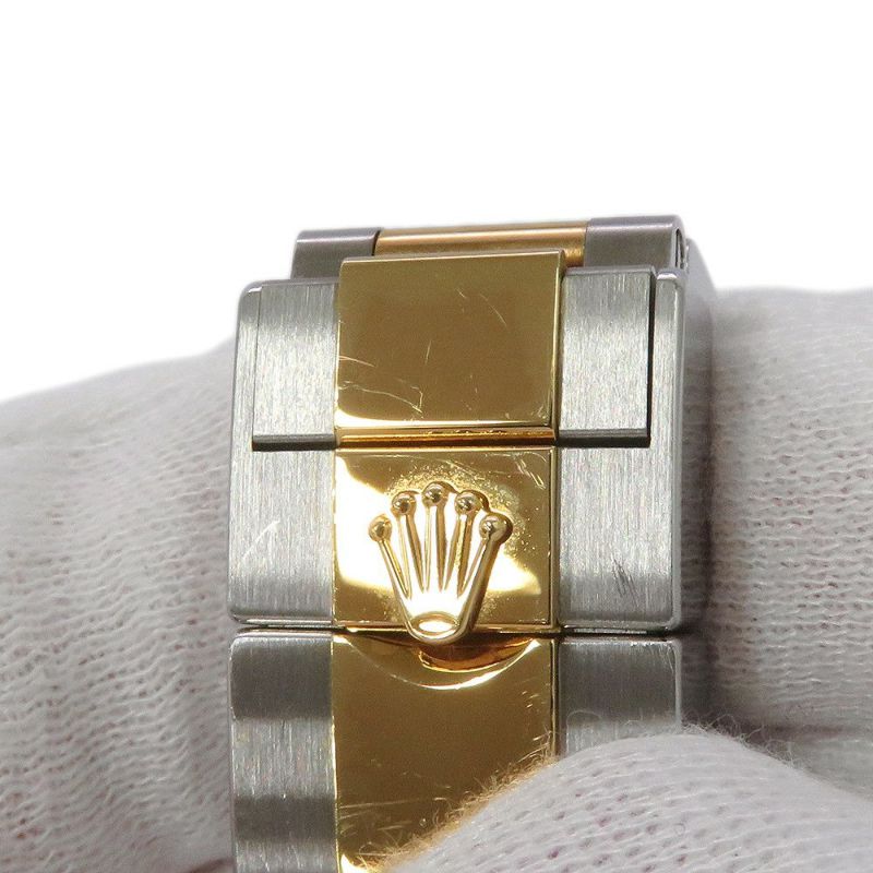 ロレックス エクスプローラーI SS/K18YG ランダムシリアル ルーレット 124273 ROLEX 腕時計 黒文字盤