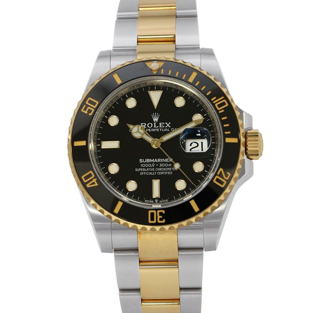 ロレックス サブマリーナ デイト コンビ SS/K18YGイエローゴールド 126613LN ROLEX 腕時計 ウォッチ 黒文字盤