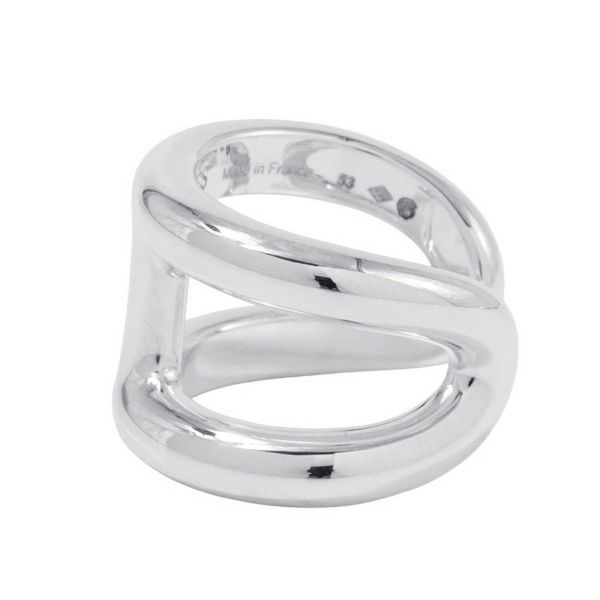 エルメス リング オスモズGM Osmose SV925シルバー リングサイズ53 HERMES ジュエリー 指輪