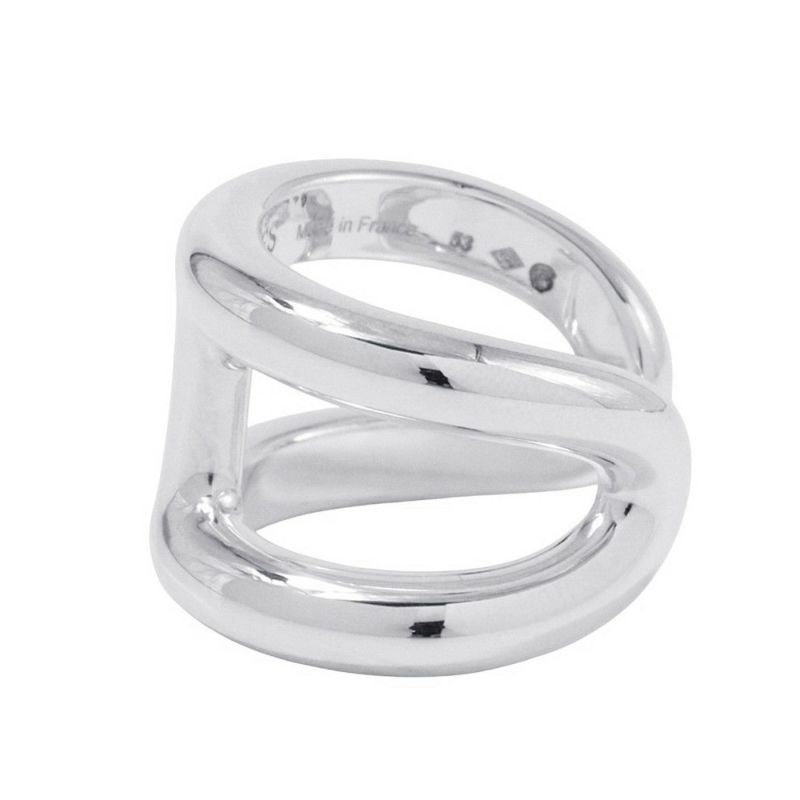 エルメス リング オスモズGM Osmose SV925シルバー リングサイズ53 HERMES ジュエリー 指輪