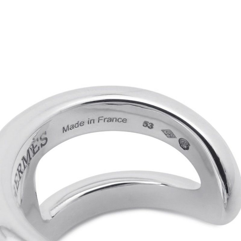 エルメス リング オスモズGM Osmose SV925シルバー リングサイズ53 HERMES ジュエリー 指輪