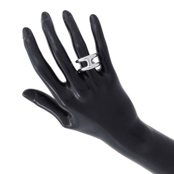 エルメス リング オスモズPM Osmose SV925シルバー リングサイズ55 HERMES ジュエリー 指輪