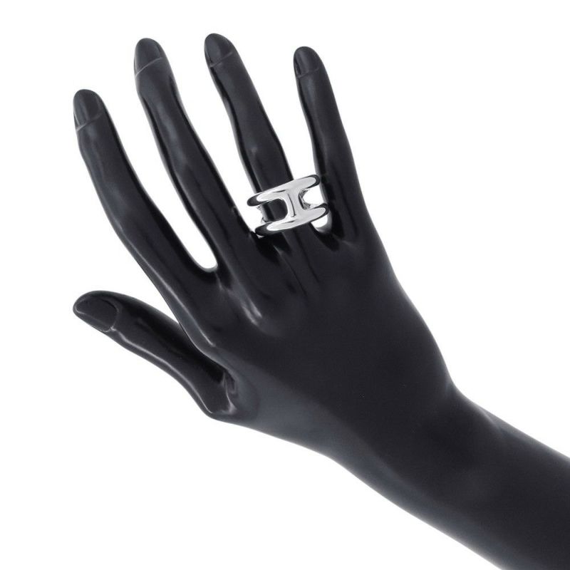 エルメス リング オスモズPM Osmose SV925シルバー リングサイズ55 HERMES ジュエリー 指輪