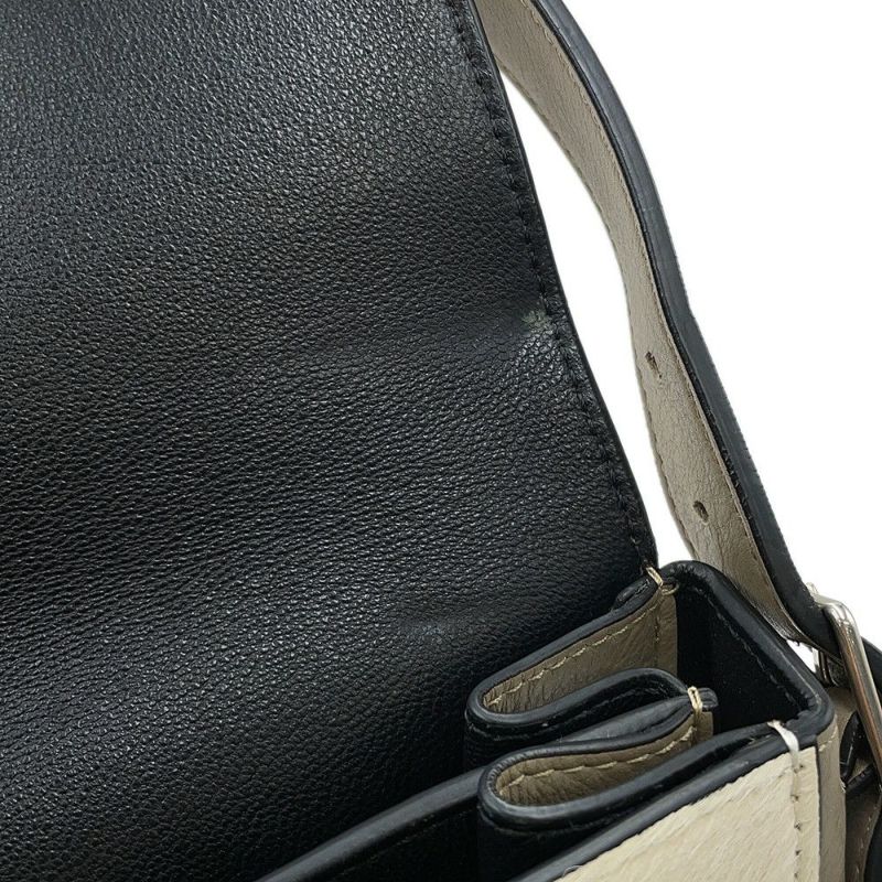 セリーヌ ショルダーバッグ ダイヤモンドクラッチ ハラコ レザー CELINE ワンショルダー