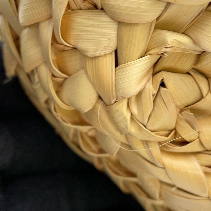 セリーヌ ハンドバッグ ティーン トリオンフ クラシック パニエ ラフィア 194002CGG.25FO CELINE 2way かごバッグ