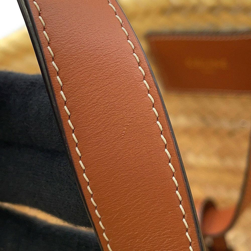 セリーヌ ハンドバッグ ティーン トリオンフ クラシック パニエ ラフィア 194002CGG.25FO CELINE 2way かごバッグ