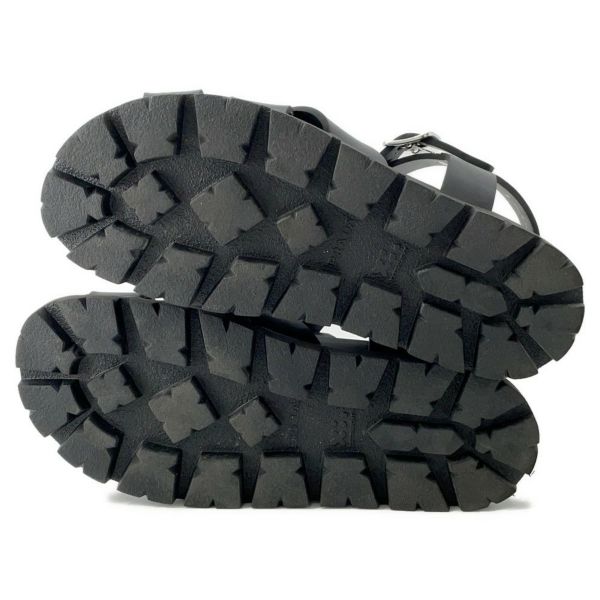 プラダ サンダル クロスサンダル ラバー メンズサイズ8 2X3118 PRADA 靴 黒