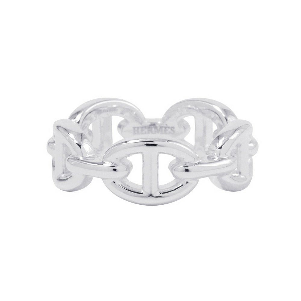 エルメス リング シェーヌダンクル アンシェネPM Enchainee SV925シルバー リングサイズ51 HERMES ジュエリー