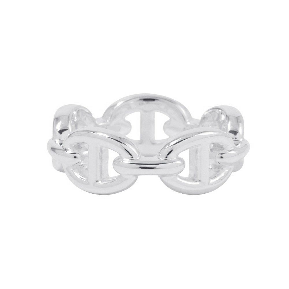 エルメス リング シェーヌダンクル アンシェネPM Enchainee SV925シルバー リングサイズ51 HERMES ジュエリー