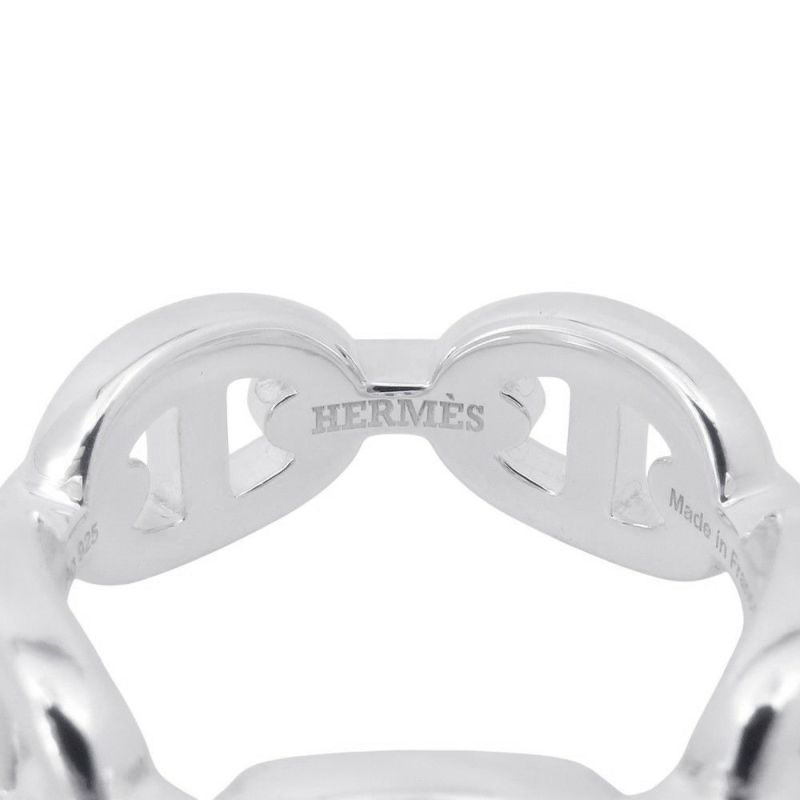 エルメス リング シェーヌダンクル アンシェネPM Enchainee SV925シルバー リングサイズ51 HERMES ジュエリー