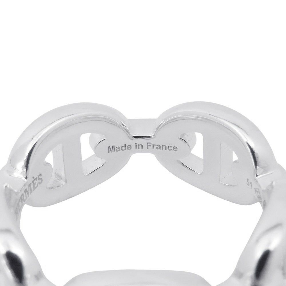 エルメス リング シェーヌダンクル アンシェネPM Enchainee SV925シルバー リングサイズ51 HERMES ジュエリー