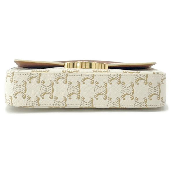 セリーヌ ショルダーバッグ トリオンフ クロード PVC 194142 CELINE ワンショルダー 白