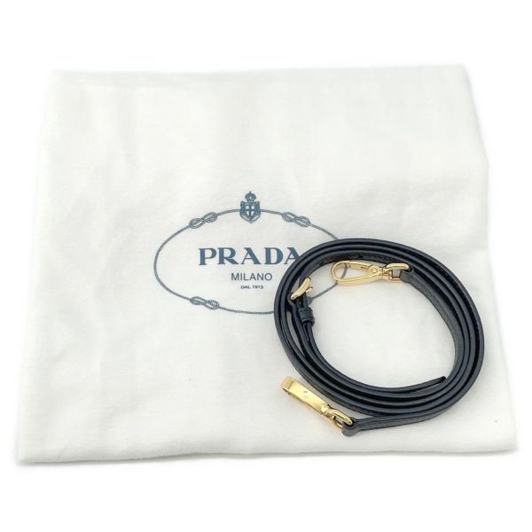 プラダ ハンドバッグ スモール  ヴィッテロダイノ  レザー 1BC145 PRADA 2wayショルダー 黒