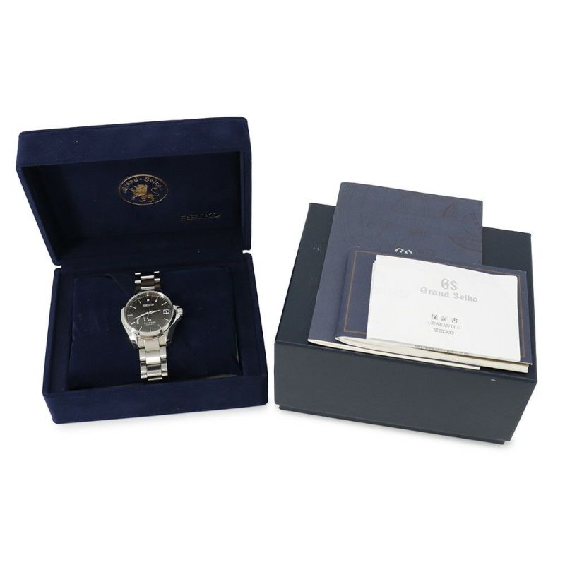 セイコー グランドセイコー スプリングドライブ マスターショップ限定 SBGA073 SEIKO 腕時計 黒文字盤