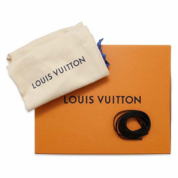 ルイヴィトン スニーカー ビバリーヒルズ ライン 型押しクロコレザー メンズサイズ7 1/2 LOUIS VUITTON 靴 黒