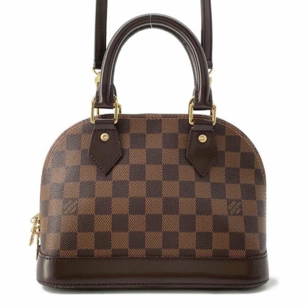 ルイヴィトン ハンドバッグ ダミエ・エベヌ アルマBB N41221 LOUIS VUITTON 2wayショルダーバッグ