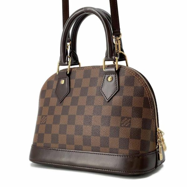 ルイヴィトン ハンドバッグ ダミエ・エベヌ アルマBB N41221 LOUIS VUITTON 2wayショルダーバッグ