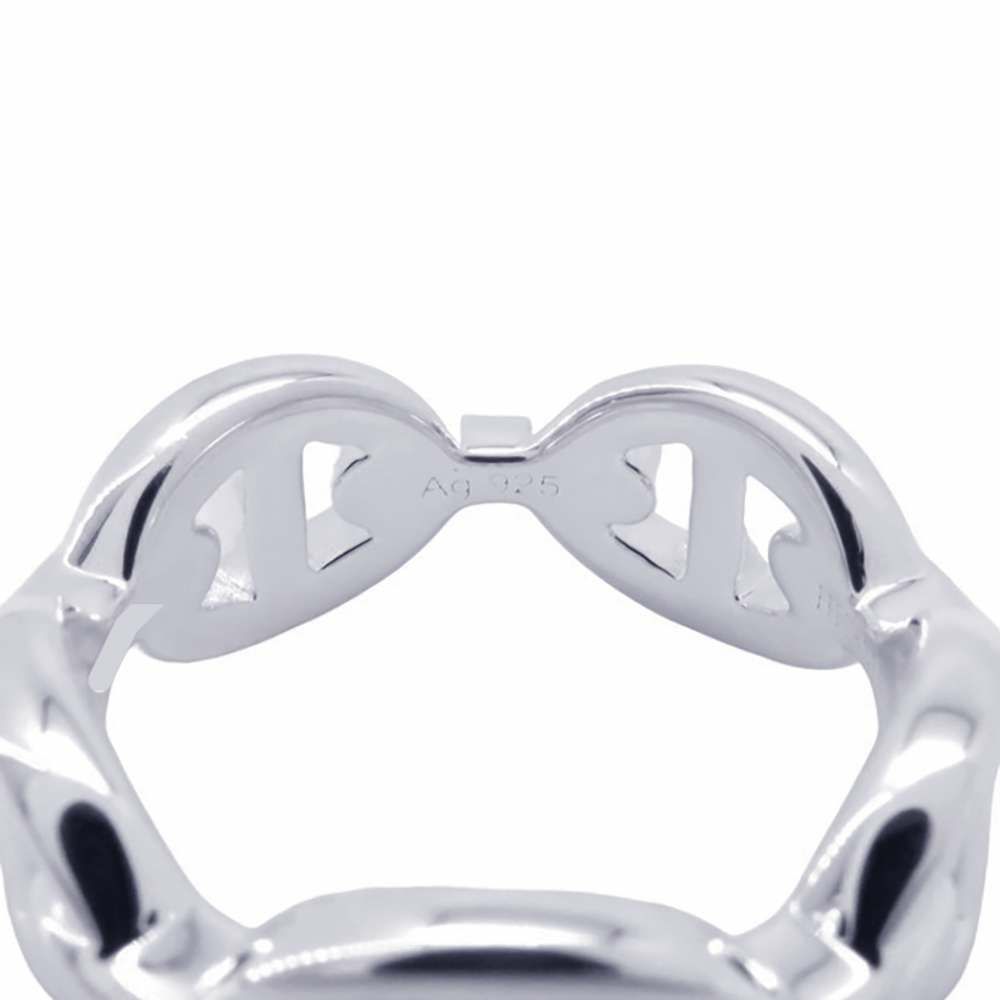 エルメス リング シェーヌダンクル アンシェネPM SV925シルバー リングサイズ49 HERMES ジュエリー