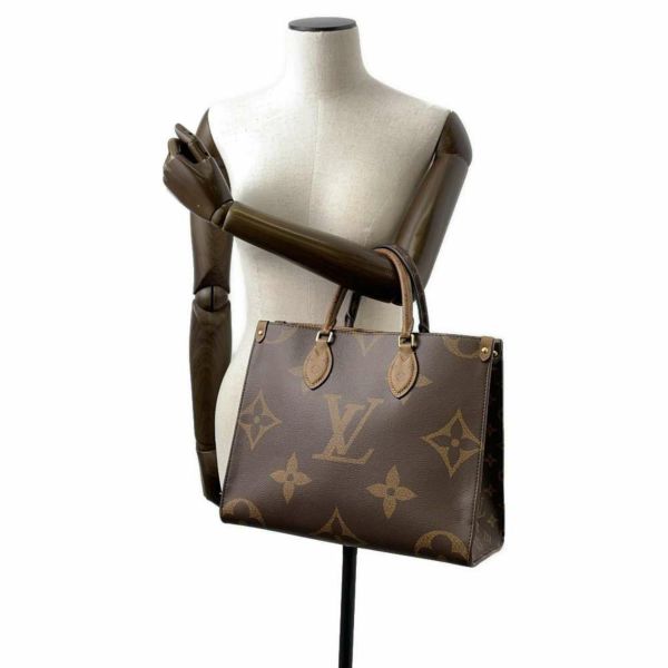 ルイヴィトン トートバッグ モノグラム・リバース ジャイアント オンザゴーMM M45321 LOUIS VUITTON ハンドバッグ