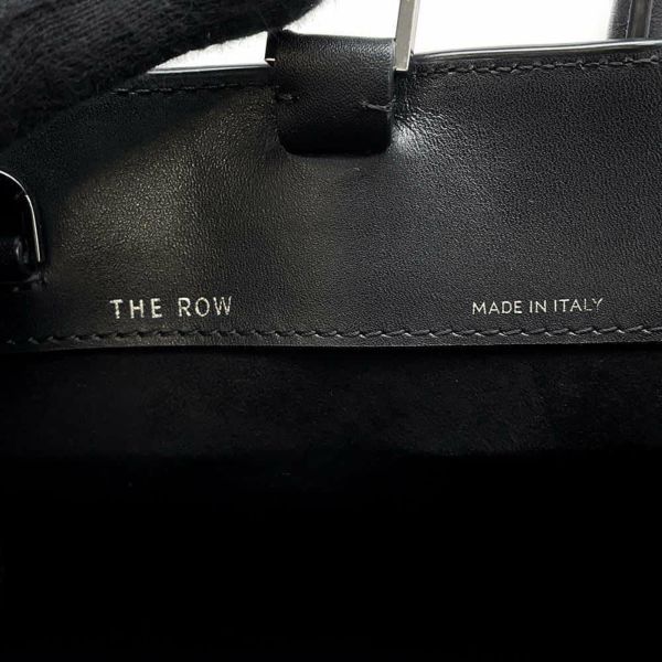 ザ ロウ ハンドバッグ マルゴー 7.5 レザー THE ROW 2wayショルダーバッグ 黒