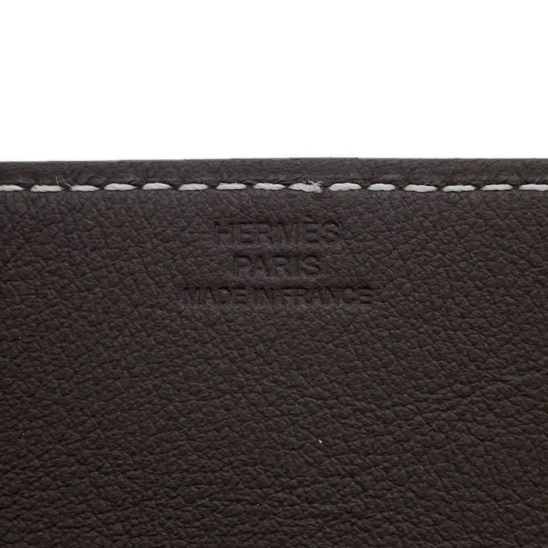 エルメス トレー ヴィド・ポッシュ ミニ  ミーズ・エ・ルランス・デスク エベンヌ/フォーヴ/シルバー金具 トリヨンクレマンス K刻印