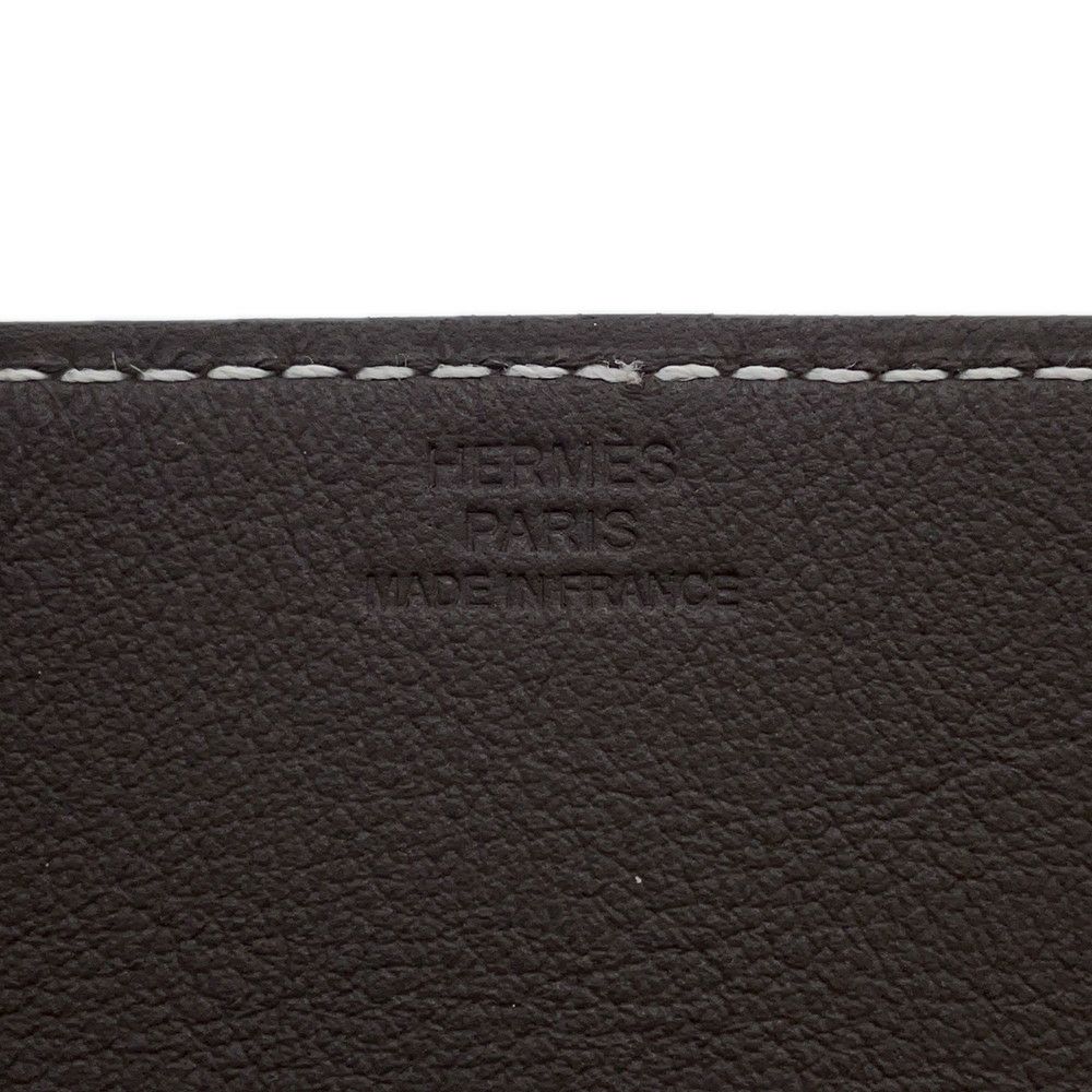 エルメス トレー ヴィド・ポッシュ ミニ  ミーズ・エ・ルランス・デスク エベンヌ/フォーヴ/シルバー金具 トリヨンクレマンス K刻印