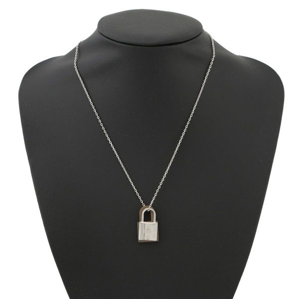 エルメス ネックレス オーケリー ペンダントPM エトゥープ/シルバー金具 スイフト D刻印