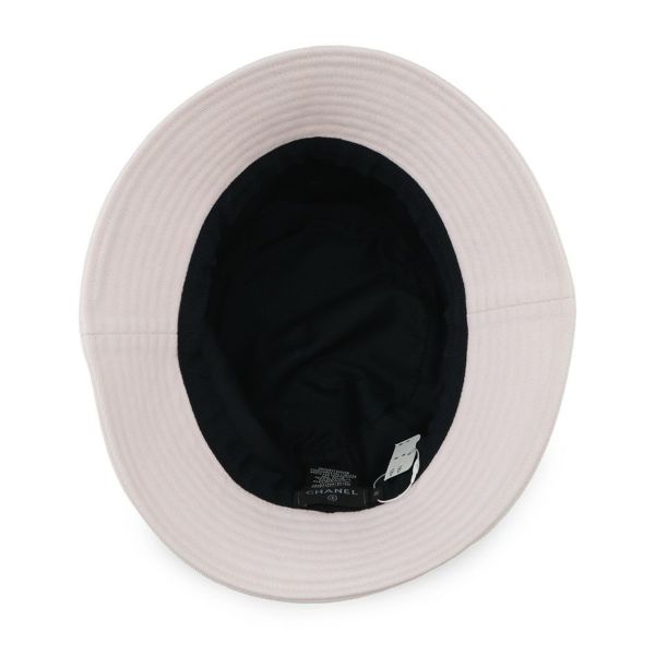 シャネル バケットハット ロゴ スパンコール サイズM CHANEL