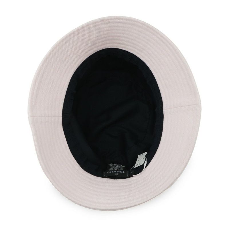 シャネル バケットハット ロゴ スパンコール サイズM CHANEL