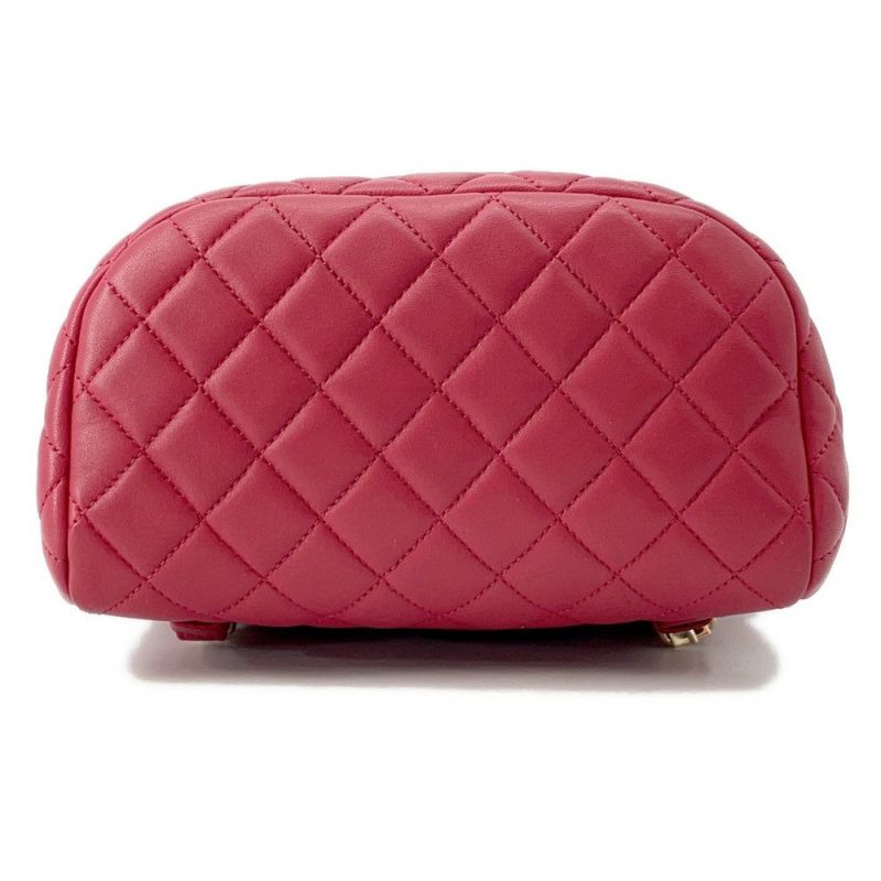 シャネル リュック バックパック マトラッセ ココマーク チェーン ラムスキン A91121 CHANEL リュックサック