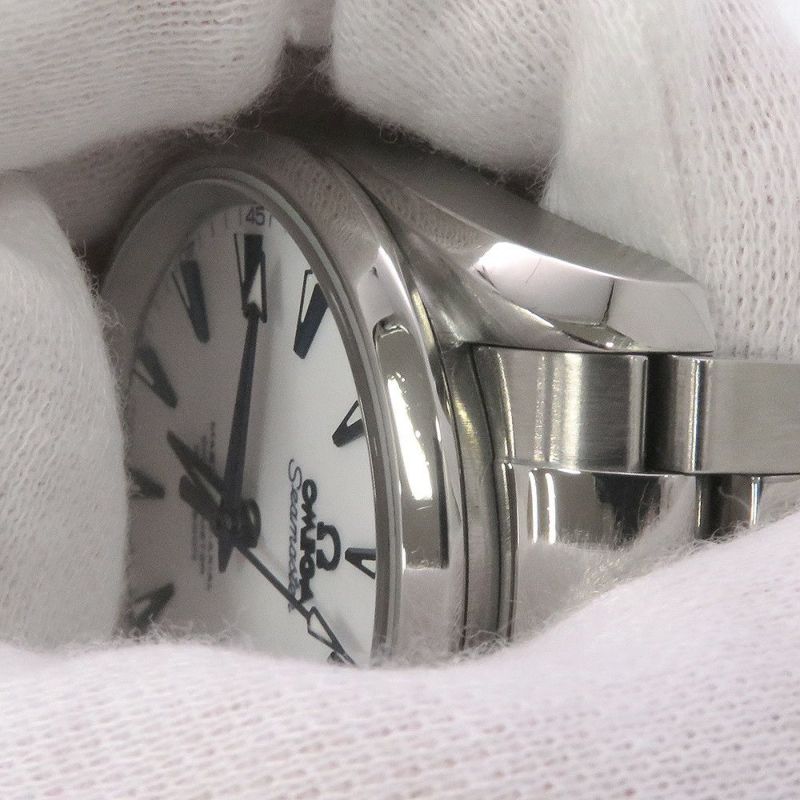 オメガ シーマスターアクアテラ 150M グッドプラネット 231.90.39.21.04.001 OMEGA 腕時計 白文字盤