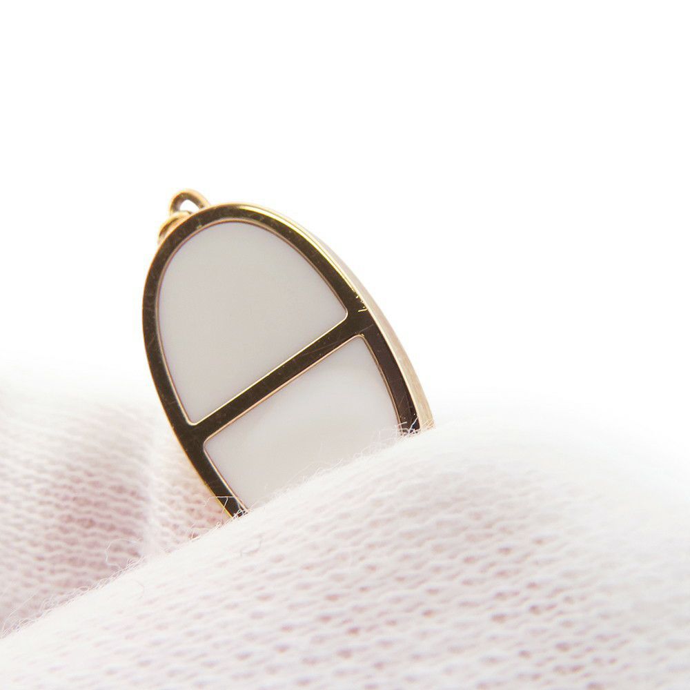 エルメス ブレスレット シェーヌダンクル ヴェルソ K18PGピンクゴールド/ホワイトセラミック サイズSH HERMES ジュエリー