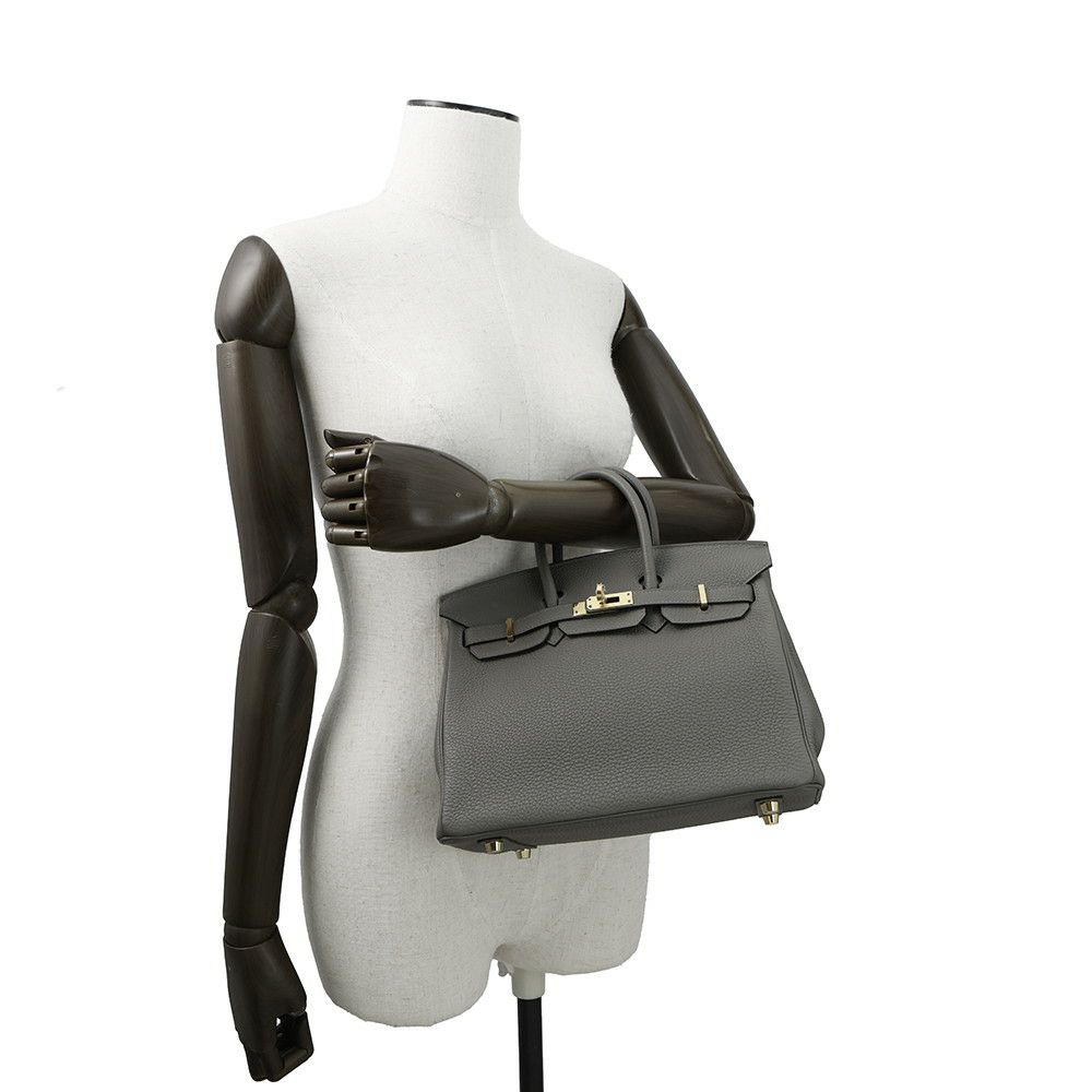 エルメス バーキン25 グリメイヤー/ゴールド金具 トゴ U刻印 HERMES Birkin ハンドバッグ