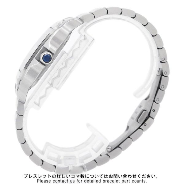 カルティエ サントス ドゥ カルティエ MM WSSA0029 Cartier 腕時計 シルバー文字盤
