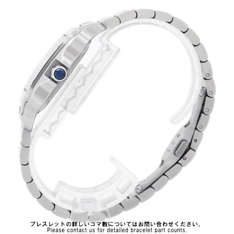 カルティエ サントス ドゥ カルティエ MM WSSA0029 Cartier 腕時計 シルバー文字盤