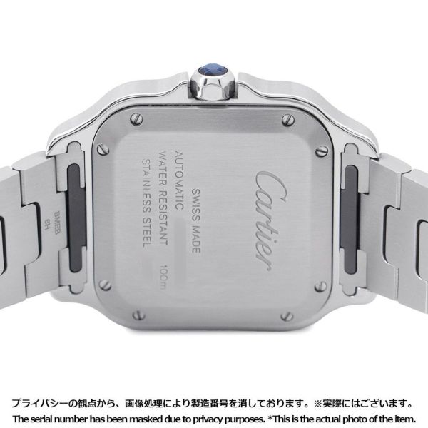 カルティエ サントス ドゥ カルティエ MM WSSA0029 Cartier 腕時計 シルバー文字盤