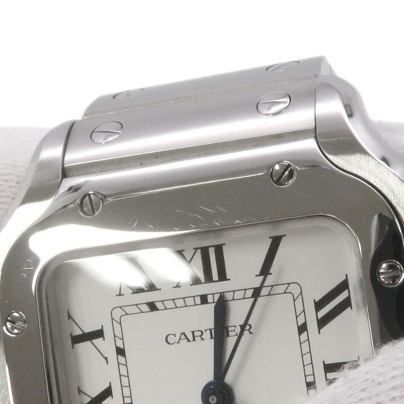 カルティエ サントス ドゥ カルティエ MM WSSA0029 Cartier 腕時計 シルバー文字盤