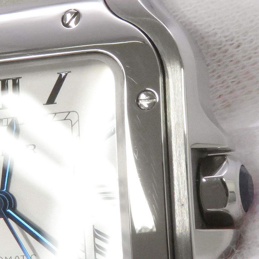 カルティエ サントス ドゥ カルティエ MM WSSA0029 Cartier 腕時計 シルバー文字盤