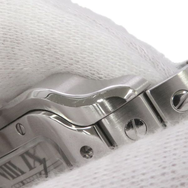 カルティエ サントス ドゥ カルティエ MM WSSA0029 Cartier 腕時計 シルバー文字盤