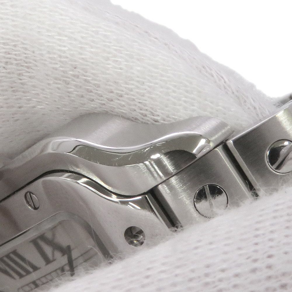 カルティエ サントス ドゥ カルティエ MM WSSA0029 Cartier 腕時計 シルバー文字盤