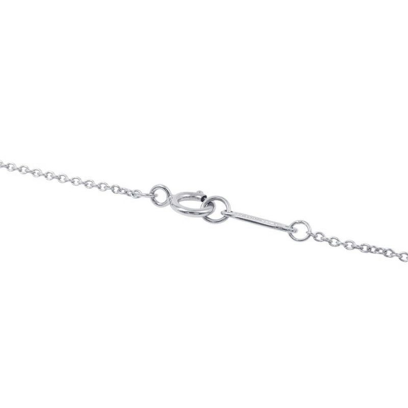 ティファニー ネックレス クラウン キー ネックレス ダイヤモンド 計0.11ct K18WGホワイトゴールド 60010880 ペンダント