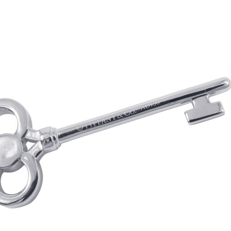 ティファニー ネックレス クラウン キー ネックレス ダイヤモンド 計0.11ct K18WGホワイトゴールド 60010880 ペンダント